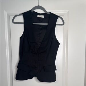 Women's Black Vest by House of CB